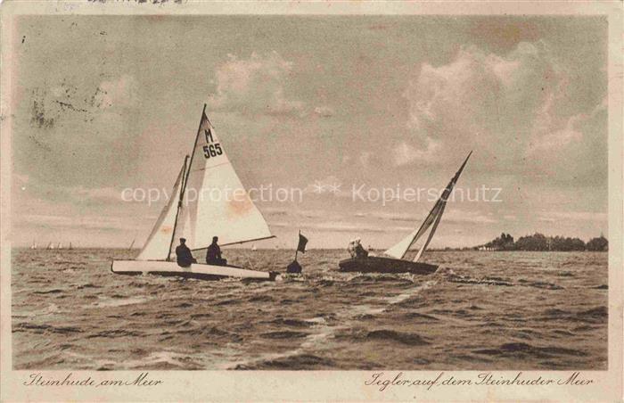 Steinhuder Meer Wunstorf Segler auf dem Steinhuder Meer