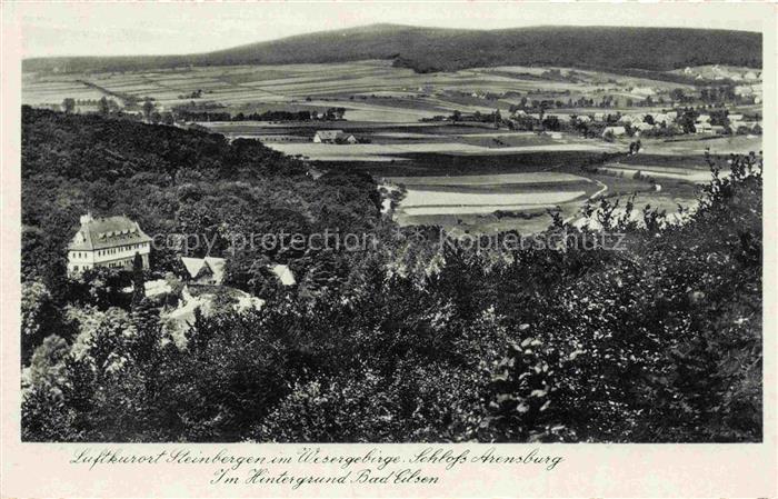 Steinbergen Rinteln Niedersachsen Schloss Arensburg mit Bad Eilsen