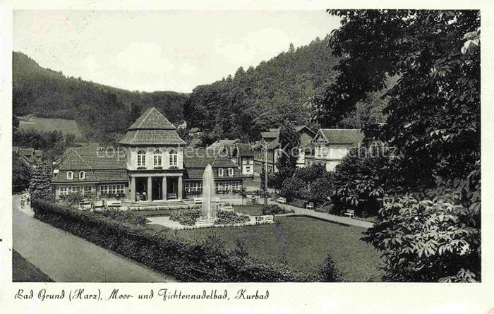 Bad Grund Harz Osterode Niedersachsen Moor und Fichtennadelbad Kurbad
