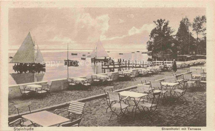 Steinhude Meer Wunstorf Strandhotel mit Terrasse