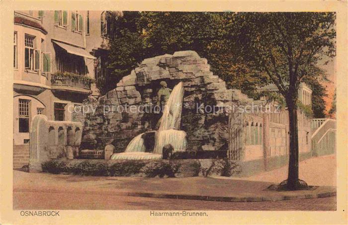 OSNABRueCK  CITY Haarmann Brunnen