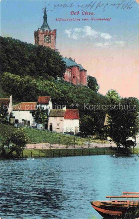 Bad Cleve KLEVE Schwanenburg vom Kermisdahl