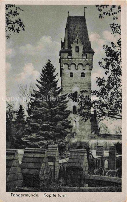 Tangermuende Stendal Sachsen-Anhalt Kapitelturm