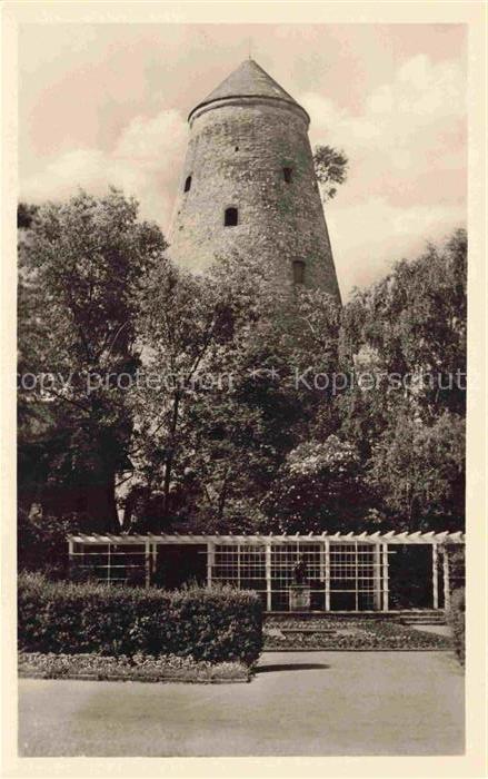 Schoenebeck Elbe Alter Soleturm im Rosengarten