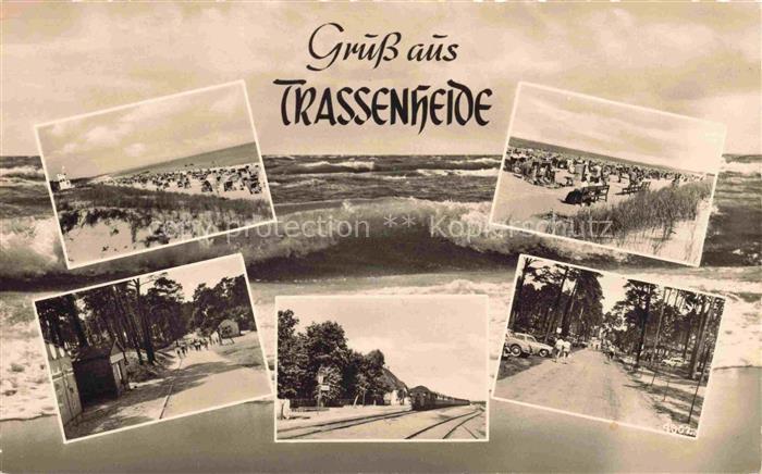 Trassenheide Usedom Strandpartien Strandstrasse
