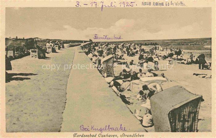 CUXHAVEN Nordseebad Strandleben