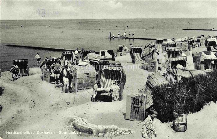 CUXHAVEN Nordseebad Strandleben