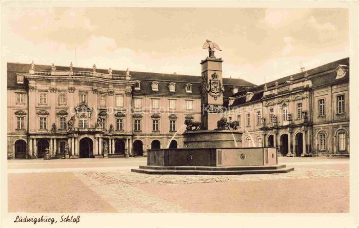 LUDWIGSBURG  BW Schloss Brunnen