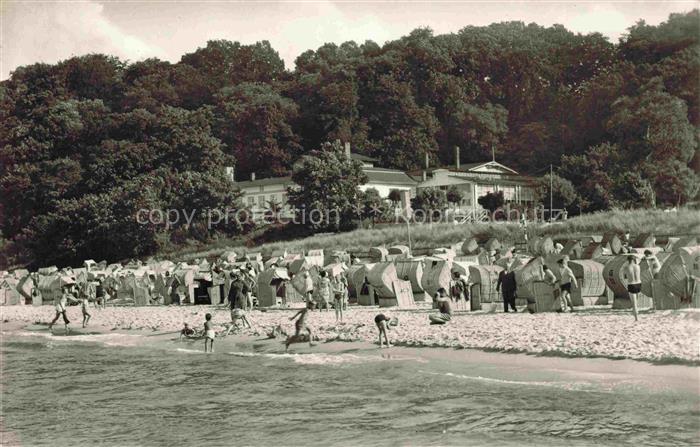 GoeHREN  Ostseebad Ruegen Strand und HO Strandcafe