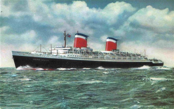 Dampfer Oceanliner United States USA Europa New Zealand
