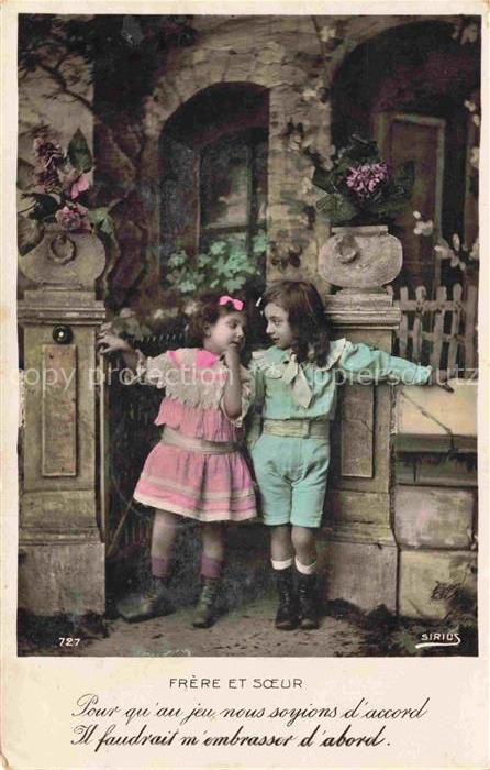 Foto Sirius Nr. 727 Maedchen Geschwister