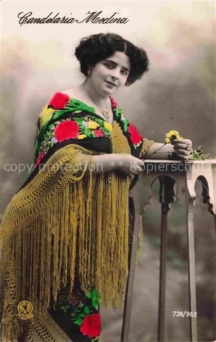 Foto ER Madrid Nr. 736/962 Frau Rose