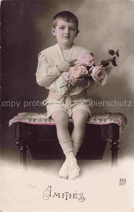 Foto REX Nr. 3017 Kind Amitiers Rosen