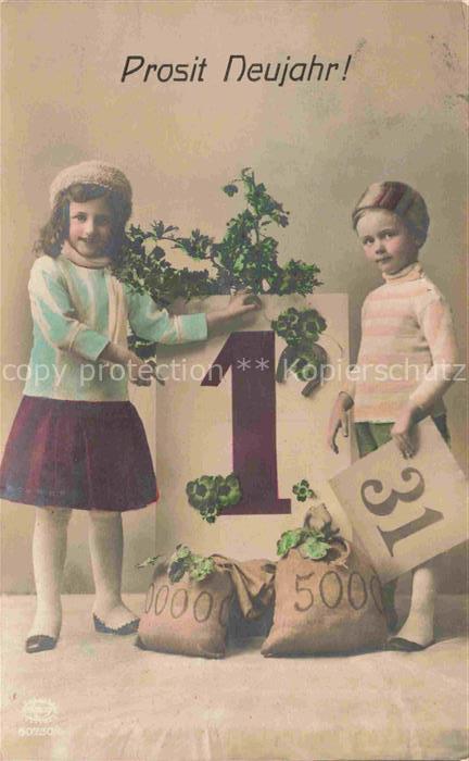 Foto Amag Nr. 60730/4 Neujahr Nouvelle Année Kinder