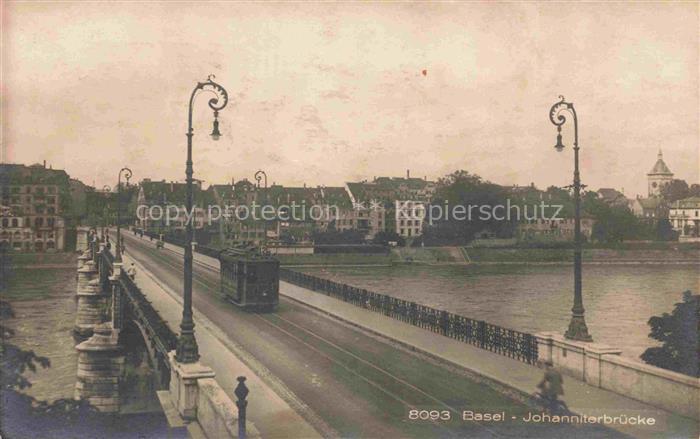 STRAssENBAHN Tramway-- Basel Johanniterbruecke