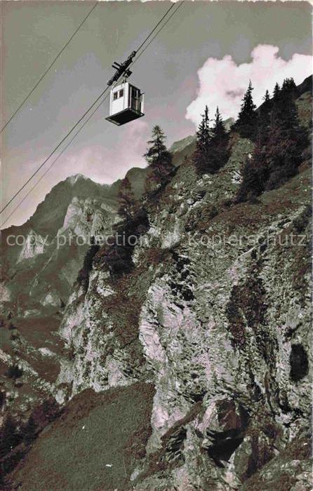 Seilbahn Cable-Car Telepherique Adelboden Birg Engstilgenapl