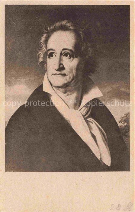 Kolbe Ernst Kuenstlerkarte Goethe Museum Weimar