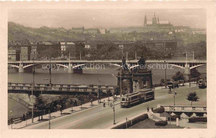 STRAssENBAHN Tramway-- Praha Pohled Hradoany