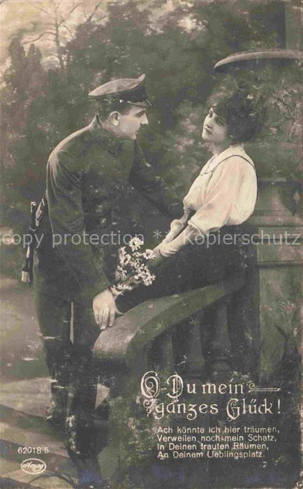 Foto Amag Nr. 62018/5 Soldat Frau Rosen