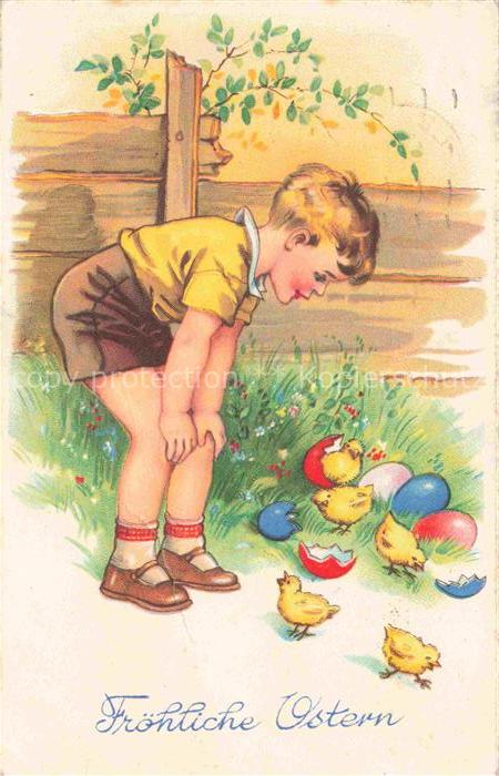Ostern Easter Paques Pasqua-- Kind Kueken
