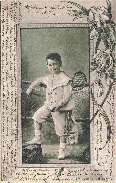 Tennis-- Kind Junge Schweiz