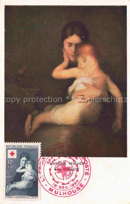 Rotes Kreuz Red Cross Croix Rouge-- Mulhouse L'enfant malade