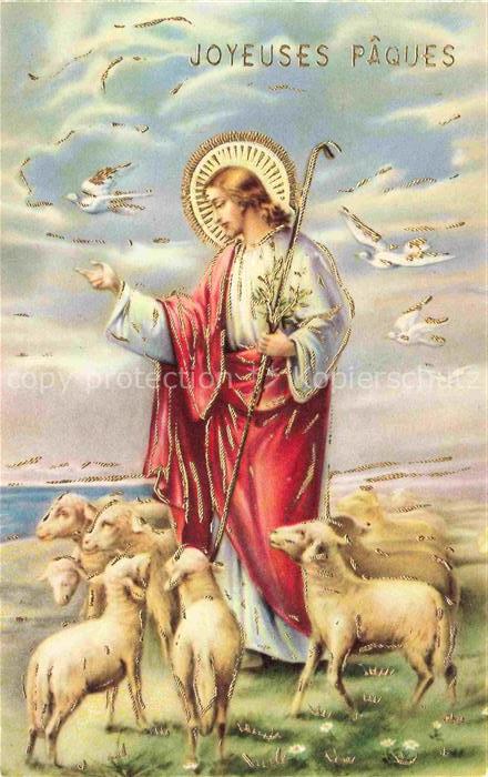 Jesus Christus Christentum Ostern Paques Lamm Voegel