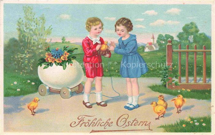 Ostern Easter Paques Pasqua-- Kinder Kueken