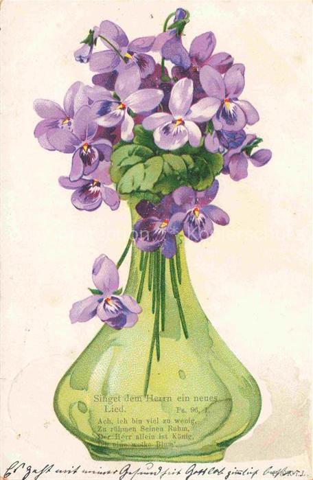 Veilchen Violette Violet Violetta-- Vase
