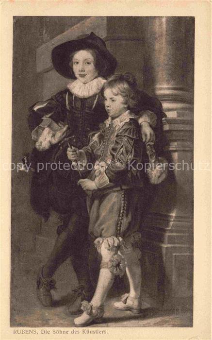 RUBENS Paul-Peter Pierre-Paul (1577-1640) Kuenstlerkarte Apotheken Schachtel