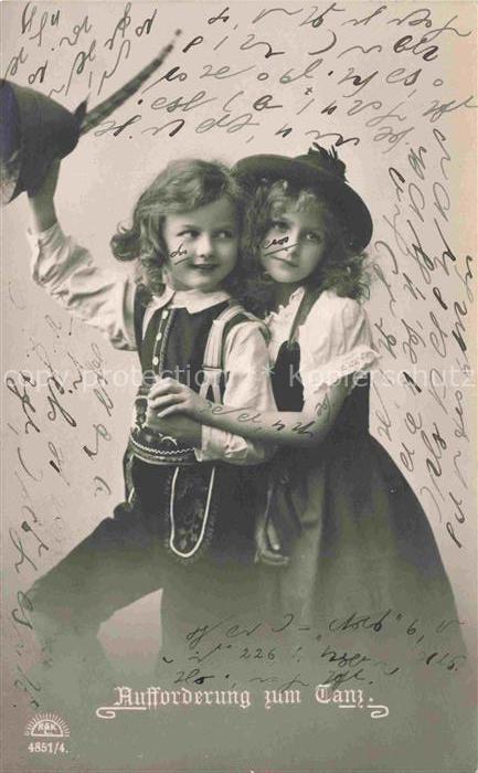 Foto RKL Nr. 4851/4 Kinder Maedchen Hut