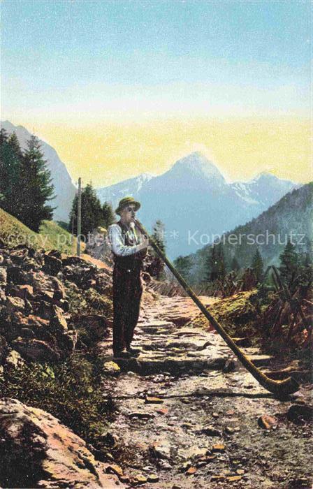 Alphorn Cor des Alpes-- Schweiz