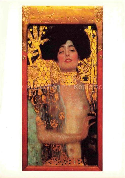 KLIMT Gustav (1862-1918) Kuenstlerkarte Leningrad Wien Frau
