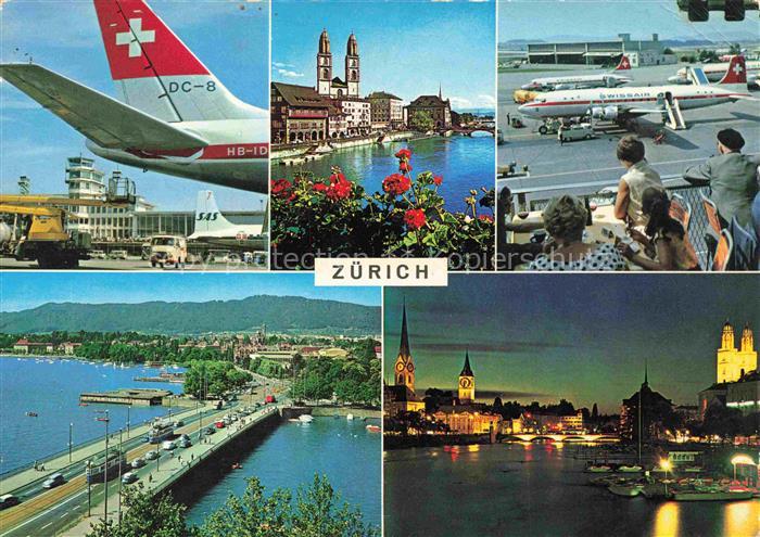 Flughafen Airport Aeroporto Swissair Zuerich Schweiz