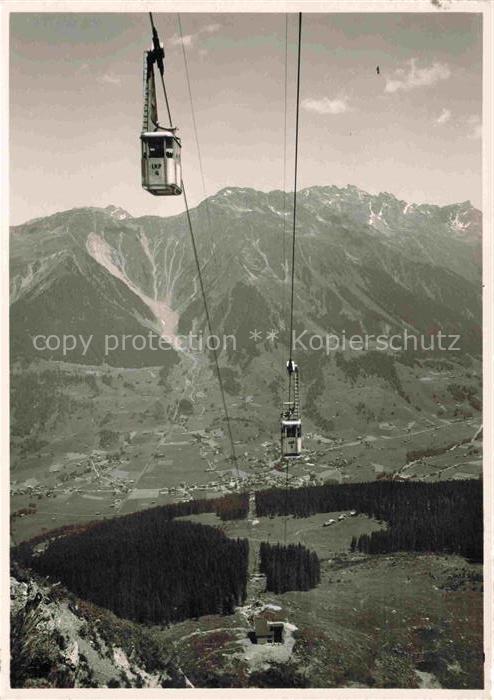 Seilbahn Cable-Car Telepherique Klosters Gotschangrat Parsenn