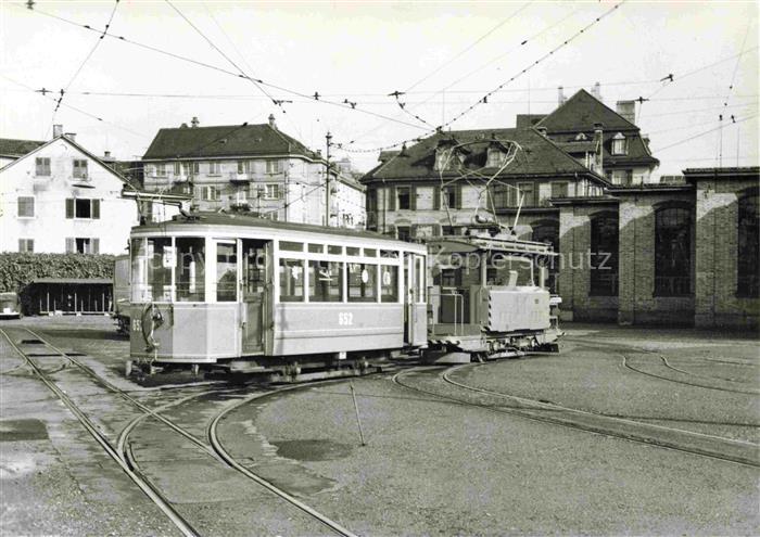 STRAssENBAHN Tramway-- manoeuvre B2 652 Depot de Kalkbreite