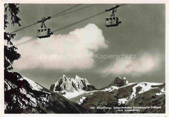 Seilbahn Cable-Car Telepherique Engelberg Schwebebahn Gerschnialp Truebsee