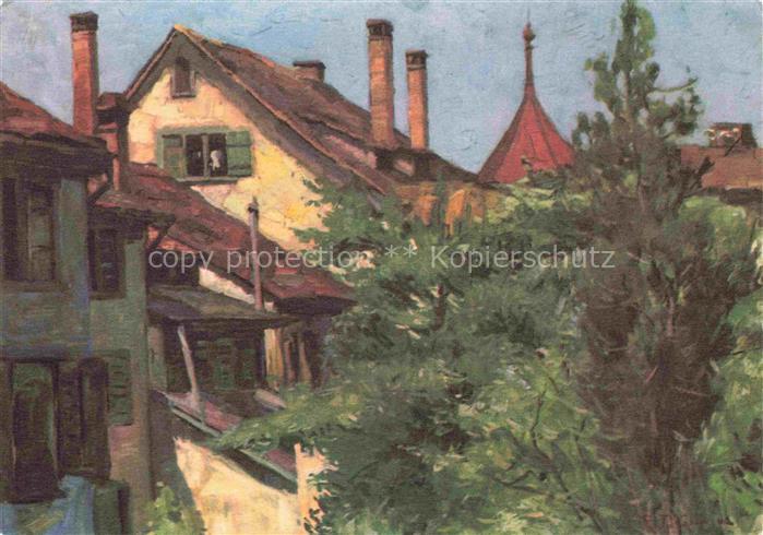 GRADA DE R. Kuenstlerkarte Altstadt Winkel Zuerich