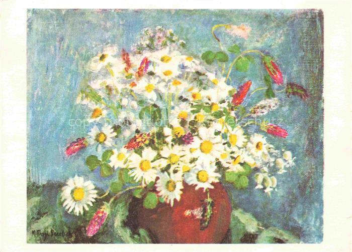 FREY-SURBECK M. Bern Kuenstlerkarte Feldblumen Fleurs des Champs Bern Schweiz