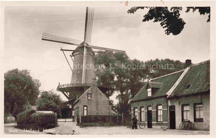 Sluis  Zeeland NL Molen