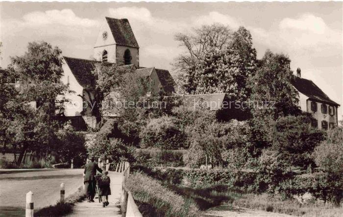 Roetteln Roettelweiler Loerrach BW Aufgang zur Kirche