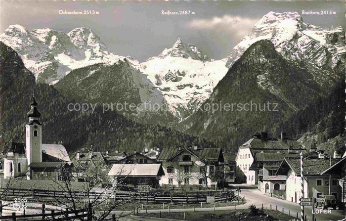 Lofer Pinzgau-Pongau AT Ortspartie Kirche