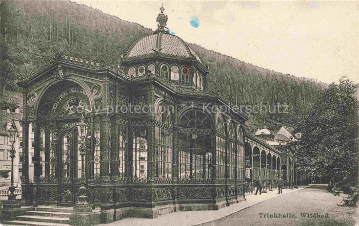 WILDBAD  Schwarzwald Trinkhalle