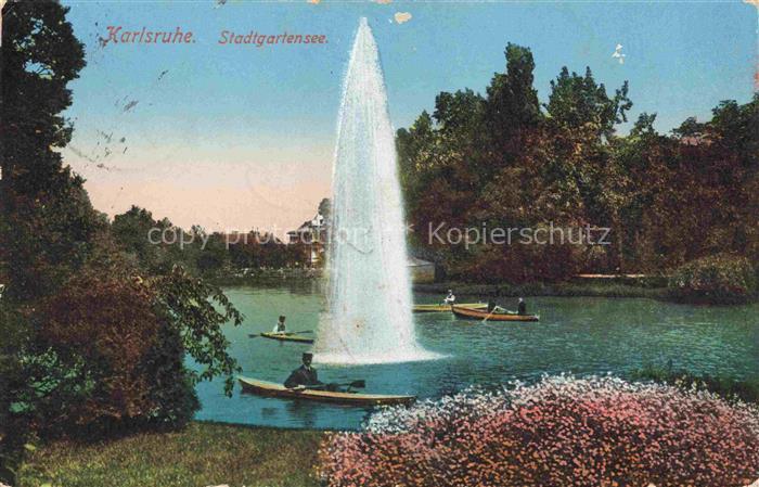 KARLSRUHE Baden Stadtgartensee