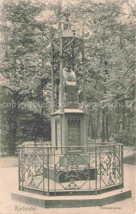 KARLSRUHE Baden Hebeldenkmal