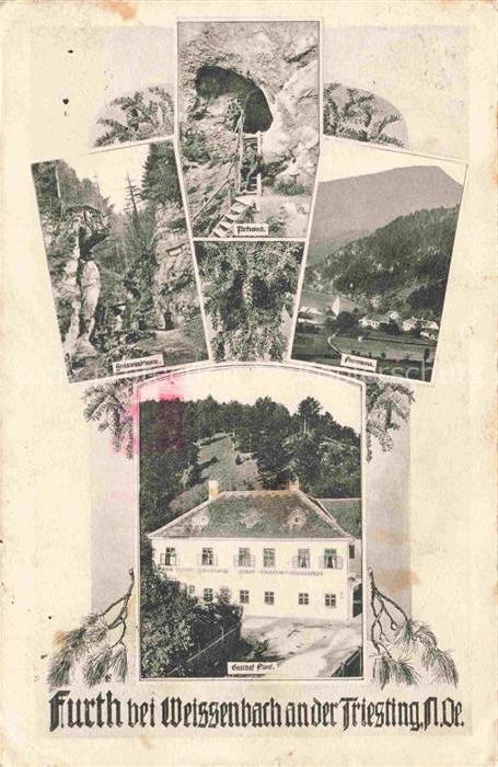 Furth Triesting Tuerkenloch Steinwandklamm Gasthof Plank Panorama