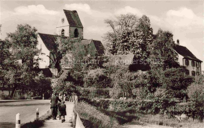 Roetteln Roettelweiler Loerrach BW Aufgang zur Kirche