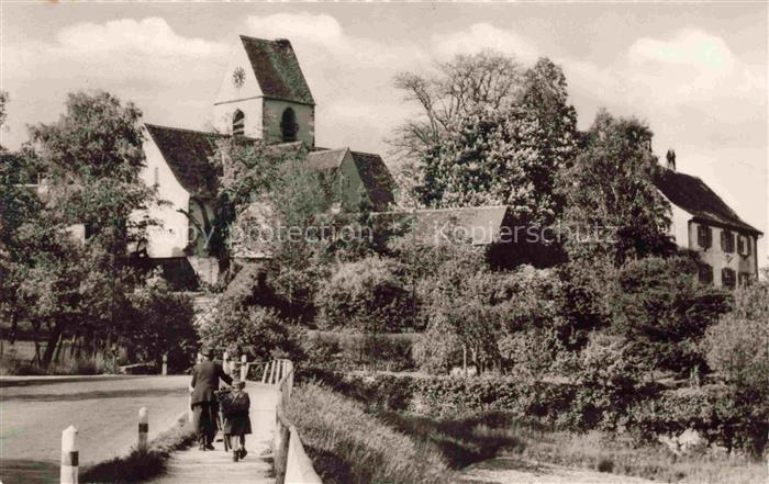 Roetteln Roettelweiler Loerrach BW Aufgang zur Kirche