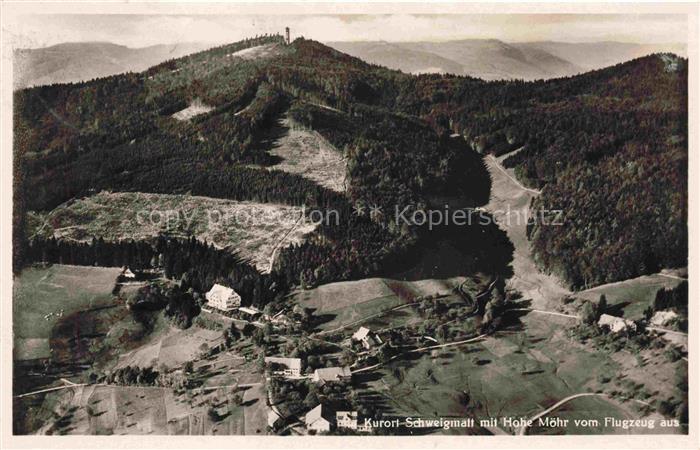 Schweigmatt Schopfheim BW Fliegeraufnahme mit Hohe Moehr