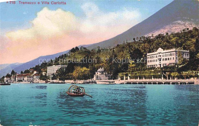 Tremezzo Lago di Como Lombardia IT e Villa Carlotta